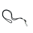 Champion Sports wholesale. Lanyard, J-hook Style, 20" Long, Black, 12-pack. HSD Wholesale: Janitorial Supplies, Breakroom Supplies, Office Supplies.