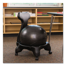 Load image into Gallery viewer, Champion Sports wholesale. Fitpro Ball Chair, Gray-gray, Gray Base. HSD Wholesale: Janitorial Supplies, Breakroom Supplies, Office Supplies.