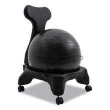 Load image into Gallery viewer, Champion Sports wholesale. Fitpro Ball Chair, Gray-gray, Gray Base. HSD Wholesale: Janitorial Supplies, Breakroom Supplies, Office Supplies.