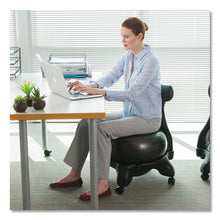Load image into Gallery viewer, Champion Sports wholesale. Fitpro Ball Chair, Gray-gray, Gray Base. HSD Wholesale: Janitorial Supplies, Breakroom Supplies, Office Supplies.