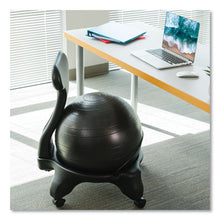 Load image into Gallery viewer, Champion Sports wholesale. Fitpro Ball Chair, Gray-gray, Gray Base. HSD Wholesale: Janitorial Supplies, Breakroom Supplies, Office Supplies.