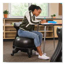 Load image into Gallery viewer, Champion Sports wholesale. Fitpro Ball Chair, Gray-gray, Gray Base. HSD Wholesale: Janitorial Supplies, Breakroom Supplies, Office Supplies.