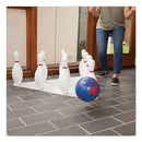 Champion Sports wholesale. Bowling Set, Plastic-rubber, White, 1 Ball-10 Pins-set. HSD Wholesale: Janitorial Supplies, Breakroom Supplies, Office Supplies.