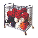 Champion Sports wholesale. Lockable Ball Storage Cart, 24-ball Capacity, 37w X 22d X 20h, Black. HSD Wholesale: Janitorial Supplies, Breakroom Supplies, Office Supplies.