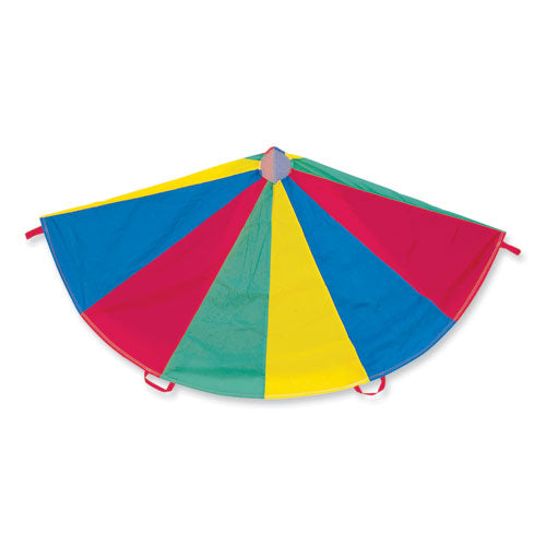 Champion Sports wholesale. Nylon Multicolor Parachute, 12-ft. Diameter, 12 Handles. HSD Wholesale: Janitorial Supplies, Breakroom Supplies, Office Supplies.