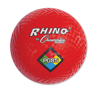 Champion Sports wholesale. Playground Ball, 8-1-2" Diameter, Red. HSD Wholesale: Janitorial Supplies, Breakroom Supplies, Office Supplies.