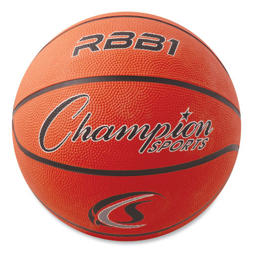 Champion Sports wholesale. Rubber Sports Ball, For Basketball, No. 7, Official Size, Orange. HSD Wholesale: Janitorial Supplies, Breakroom Supplies, Office Supplies.