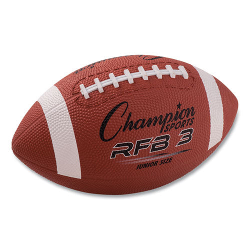 Champion Sports wholesale. Rubber Sports Ball, For Football, Junior Size, Brown. HSD Wholesale: Janitorial Supplies, Breakroom Supplies, Office Supplies.