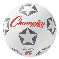 Champion Sports wholesale. Rubber Sports Ball, For Soccer, No. 5, White-black. HSD Wholesale: Janitorial Supplies, Breakroom Supplies, Office Supplies.