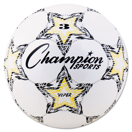 Champion Sports wholesale. Viper Soccer Ball, Size 3, 7 1-4