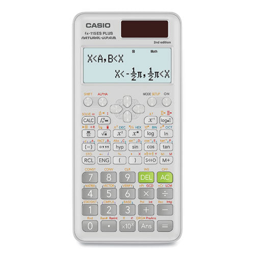 Casio® wholesale. Fx-115espls2-s 2nd Edition Scientific Calculator, 12-digit Natural Textbook Display. HSD Wholesale: Janitorial Supplies, Breakroom Supplies, Office Supplies.