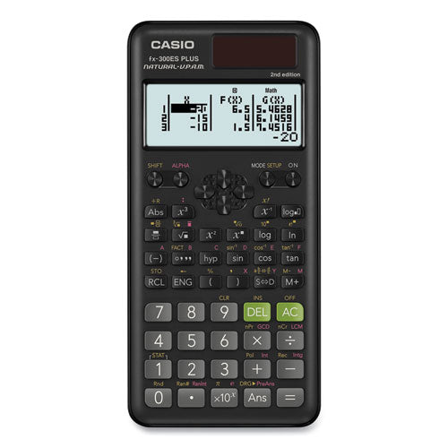 Casio® wholesale. Fx-300espls2-s 2nd Edition Scientific Calculator, 12-digit Natural Textbook Display. HSD Wholesale: Janitorial Supplies, Breakroom Supplies, Office Supplies.