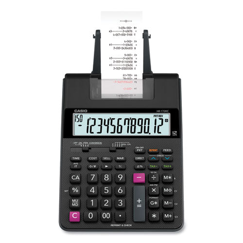 Casio® wholesale. Hr170r Printing Calculator, 12-digit, Lcd. HSD Wholesale: Janitorial Supplies, Breakroom Supplies, Office Supplies.
