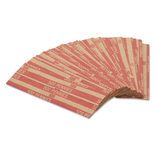 Pap-R Products wholesale. Flat Coin Wrappers, Pennies, $.50, 1000 Wrappers-box. HSD Wholesale: Janitorial Supplies, Breakroom Supplies, Office Supplies.