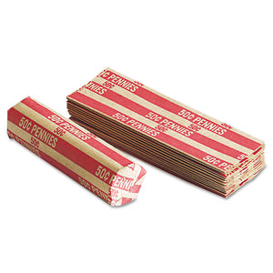 Pap-R Products wholesale. Flat Coin Wrappers, Pennies, $.50, 1000 Wrappers-box. HSD Wholesale: Janitorial Supplies, Breakroom Supplies, Office Supplies.