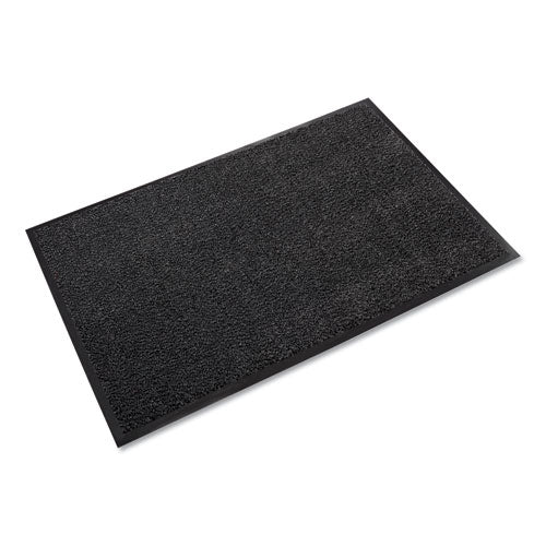Crown wholesale. Dust-star Microfiber Wiper Mat, 48 X 72, Charcoal. HSD Wholesale: Janitorial Supplies, Breakroom Supplies, Office Supplies.