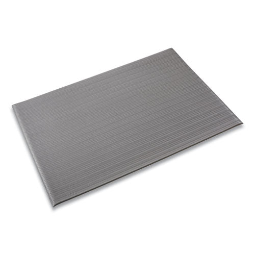 Crown wholesale. Ribbed Vinyl Anti-fatigue Mat, 24 X 36, Gray. HSD Wholesale: Janitorial Supplies, Breakroom Supplies, Office Supplies.
