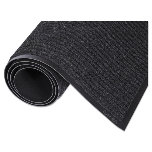 Crown wholesale. Needle Rib Wipe And Scrape Mat, Polypropylene, 36 X 60, Charcoal. HSD Wholesale: Janitorial Supplies, Breakroom Supplies, Office Supplies.