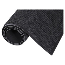 Load image into Gallery viewer, Crown wholesale. Needle-rib Wiper-scraper Mat, Polypropylene, 48 X 72, Charcoal. HSD Wholesale: Janitorial Supplies, Breakroom Supplies, Office Supplies.