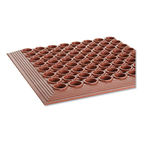 Crown wholesale. Safewalk-light Heavy-duty Anti-fatigue Mat, Rubber, 36 X 60, Terra Cotta. HSD Wholesale: Janitorial Supplies, Breakroom Supplies, Office Supplies.