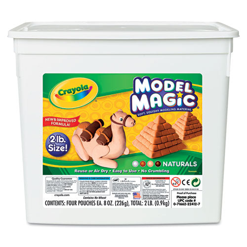 Crayola® wholesale. Model Magic Modeling Compound, Assorted Natural Colors, 2 Lbs.. HSD Wholesale: Janitorial Supplies, Breakroom Supplies, Office Supplies.