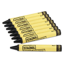 Load image into Gallery viewer, Crayola® wholesale. Staonal Marking Crayons, Black, 8-box. HSD Wholesale: Janitorial Supplies, Breakroom Supplies, Office Supplies.