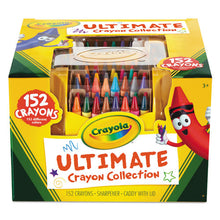 Load image into Gallery viewer, Crayola® wholesale. Ultimate Crayon Case, Sharpener Caddy, 152 Colors. HSD Wholesale: Janitorial Supplies, Breakroom Supplies, Office Supplies.