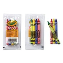 Load image into Gallery viewer, Crayola® wholesale. Classic Color Crayons In Cello Pack, 4 Colors, 4-pack, 360 Packs-carton. HSD Wholesale: Janitorial Supplies, Breakroom Supplies, Office Supplies.