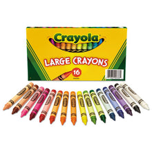 Load image into Gallery viewer, Crayola® wholesale. Large Crayons, 16 Colors-box. HSD Wholesale: Janitorial Supplies, Breakroom Supplies, Office Supplies.