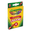 Crayola® wholesale. Classic Color Crayons, Peggable Retail Pack, Peggable Retail Pack, 8 Colors. HSD Wholesale: Janitorial Supplies, Breakroom Supplies, Office Supplies.