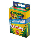 Crayola® wholesale. Classic Color Crayons, Peggable Retail Pack, 24 Colors. HSD Wholesale: Janitorial Supplies, Breakroom Supplies, Office Supplies.