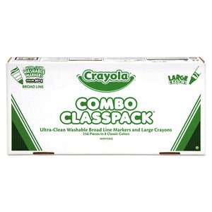Crayola® wholesale. Classpack Crayons W-markers, 8 Colors, 128 Each Crayons-markers, 256-box. HSD Wholesale: Janitorial Supplies, Breakroom Supplies, Office Supplies.