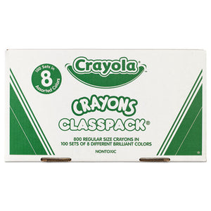 Crayola® wholesale. Classpack Regular Crayons, 8 Colors, 800-bx. HSD Wholesale: Janitorial Supplies, Breakroom Supplies, Office Supplies.