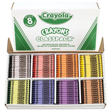 Load image into Gallery viewer, Crayola® wholesale. Classpack Regular Crayons, 8 Colors, 800-bx. HSD Wholesale: Janitorial Supplies, Breakroom Supplies, Office Supplies.