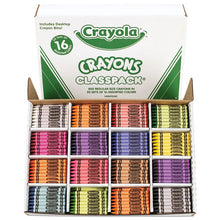 Load image into Gallery viewer, Crayola® wholesale. Classpack Regular Crayons, 16 Colors, 800-bx. HSD Wholesale: Janitorial Supplies, Breakroom Supplies, Office Supplies.