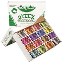 Load image into Gallery viewer, Crayola® wholesale. Classpack Regular Crayons, 16 Colors, 800-bx. HSD Wholesale: Janitorial Supplies, Breakroom Supplies, Office Supplies.