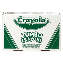 Load image into Gallery viewer, Crayola® wholesale. Jumbo Classpack Crayons, 25 Each Of 8 Colors, 200-set. HSD Wholesale: Janitorial Supplies, Breakroom Supplies, Office Supplies.