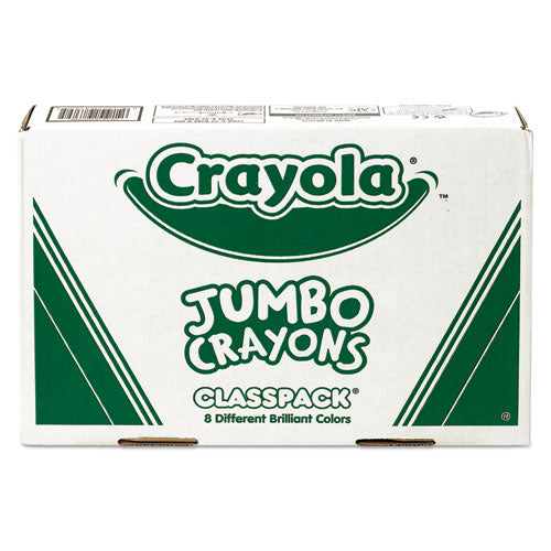 Crayola® wholesale. Jumbo Classpack Crayons, 25 Each Of 8 Colors, 200-set. HSD Wholesale: Janitorial Supplies, Breakroom Supplies, Office Supplies.