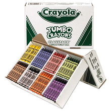 Load image into Gallery viewer, Crayola® wholesale. Jumbo Classpack Crayons, 25 Each Of 8 Colors, 200-set. HSD Wholesale: Janitorial Supplies, Breakroom Supplies, Office Supplies.