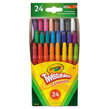 Load image into Gallery viewer, Crayola® wholesale. Twistables Mini Crayons, 24 Colors-pack. HSD Wholesale: Janitorial Supplies, Breakroom Supplies, Office Supplies.