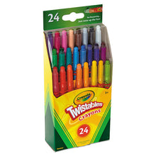 Load image into Gallery viewer, Crayola® wholesale. Twistables Mini Crayons, 24 Colors-pack. HSD Wholesale: Janitorial Supplies, Breakroom Supplies, Office Supplies.