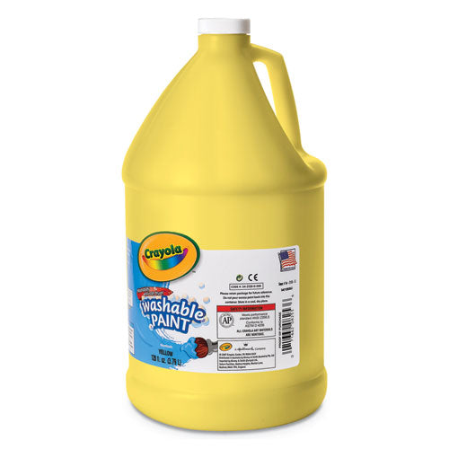 Crayola® wholesale. Washable Paint, Yellow, 1 Gal. HSD Wholesale: Janitorial Supplies, Breakroom Supplies, Office Supplies.