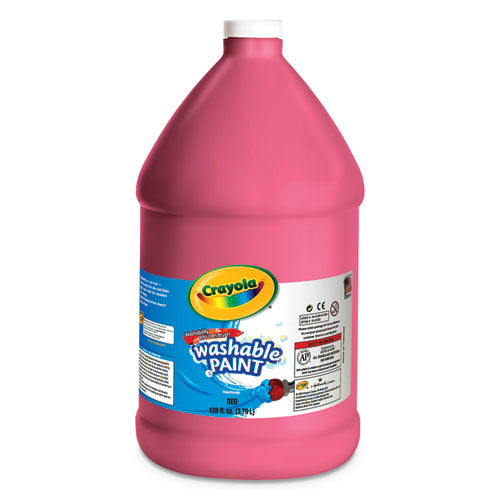 Crayola® wholesale. Washable Paint, Red, 1 Gal. HSD Wholesale: Janitorial Supplies, Breakroom Supplies, Office Supplies.