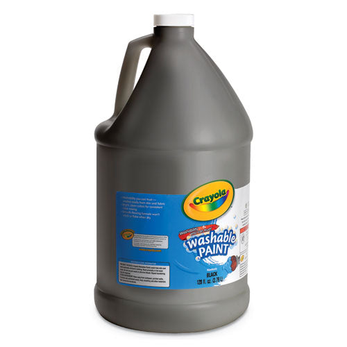 Crayola® wholesale. Washable Paint, Black, 1 Gal. HSD Wholesale: Janitorial Supplies, Breakroom Supplies, Office Supplies.