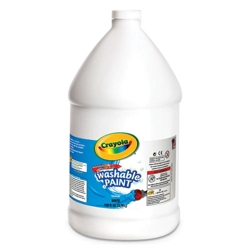 Crayola® wholesale. Washable Paint, White, 1 Gal. HSD Wholesale: Janitorial Supplies, Breakroom Supplies, Office Supplies.
