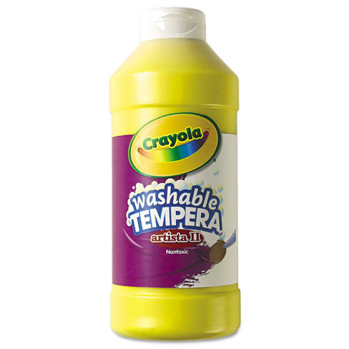 Crayola® wholesale. Artista Ii Washable Tempera Paint, Yellow, 16 Oz. HSD Wholesale: Janitorial Supplies, Breakroom Supplies, Office Supplies.