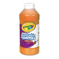 Crayola® wholesale. Artista Ii Washable Tempera Paint, Orange, 16 Oz. HSD Wholesale: Janitorial Supplies, Breakroom Supplies, Office Supplies.