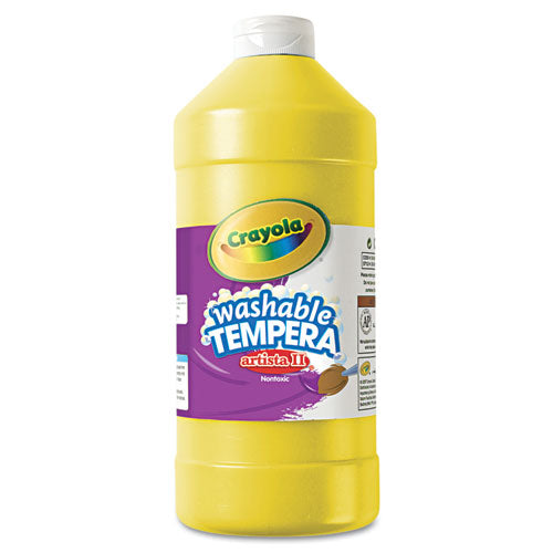 Crayola® wholesale. Artista Ii Washable Tempera Paint, Yellow, 32 Oz. HSD Wholesale: Janitorial Supplies, Breakroom Supplies, Office Supplies.
