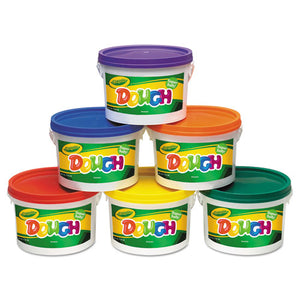 Crayola® wholesale. Modeling Dough Bucket, 3 Lbs, Assorted, 6 Buckets-set. HSD Wholesale: Janitorial Supplies, Breakroom Supplies, Office Supplies.