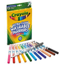 Crayola® wholesale. Ultra-clean Washable Markers, Fine Bullet Tip, Assorted Colors, Dozen. HSD Wholesale: Janitorial Supplies, Breakroom Supplies, Office Supplies.